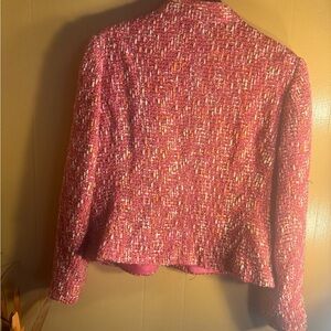 JH Collectibles Multicolor Tweed  Petite Blazer